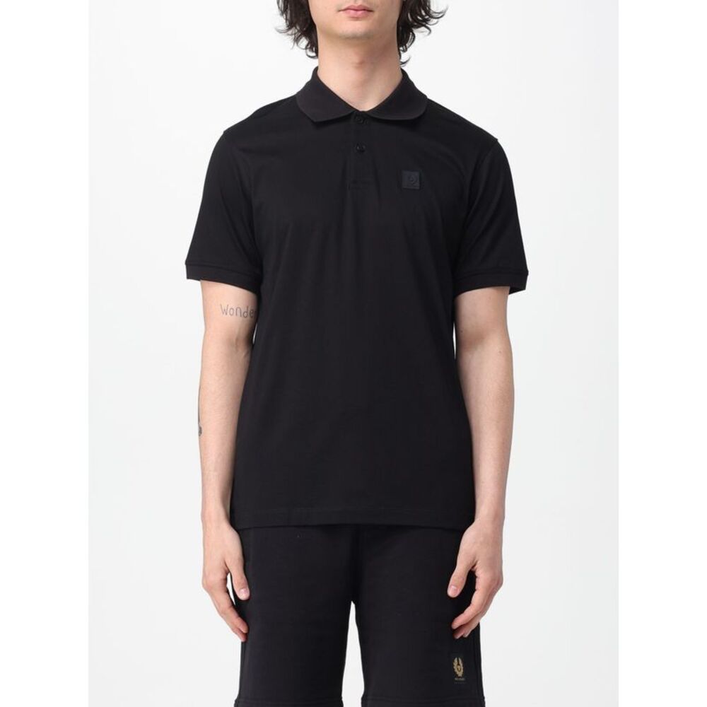 Belstaff Men Cotton Polo With Logo Belstaff